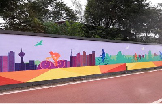  林州墙体彩绘-围墙