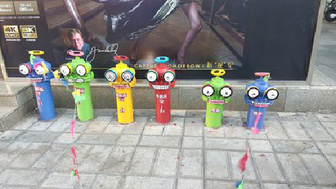  林州商业区彩绘