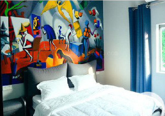  林州对于酒店的墙体彩绘而言更注重哪些方面？