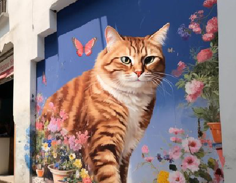 林州自己绘制有个性的手绘墙