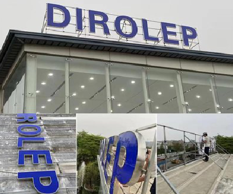  林州楼顶发光字安装的注意事项。